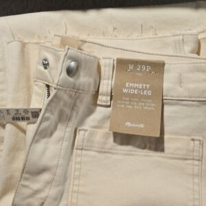 Madewell The Petite Emmett Wide-Leg Full Length Jean 29P